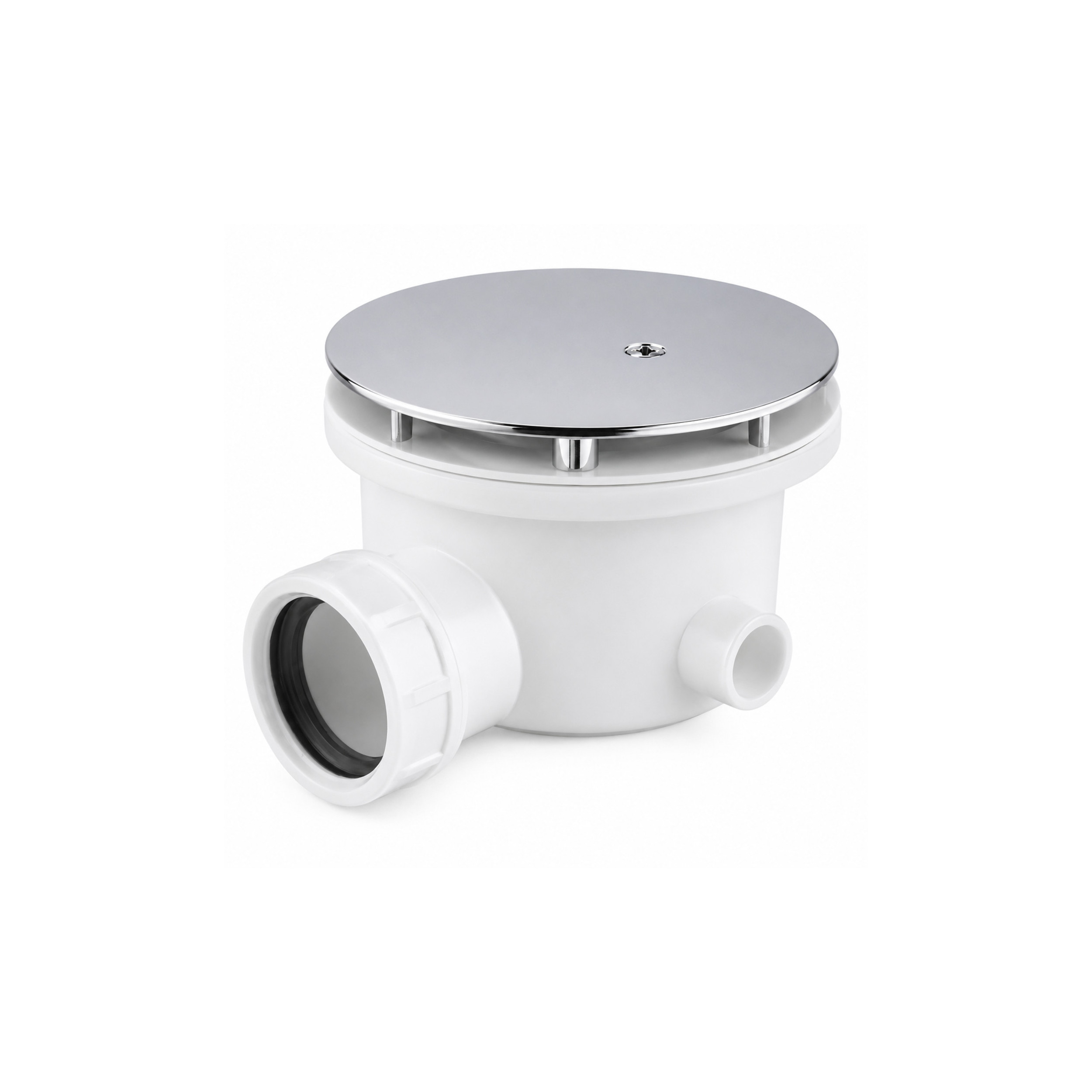 Bonde receveur de douche NEW OLYMPIC NOVELINI chromée D.90 mm NOVELLINI PIL90PCAB-CR40 - Image 1/4