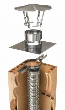 Plaque d'étanchéité Inox 350 X 350 mm TEN tolerie pour tube 125x131 mm
