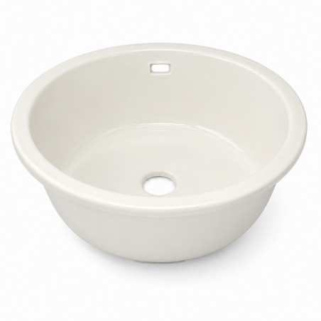 Round stoneware basin Selles Oleron bowl 455 mm S0673000000