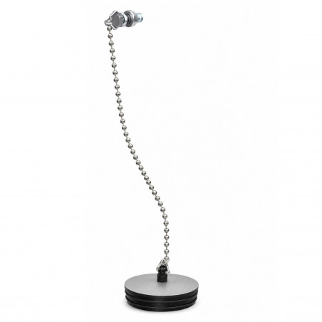 Stopfen Ablaufventil Spüle LIRA 50,5 mm, Kette Edelstahl 35 cm 8.0111.10 - Bild 1/2