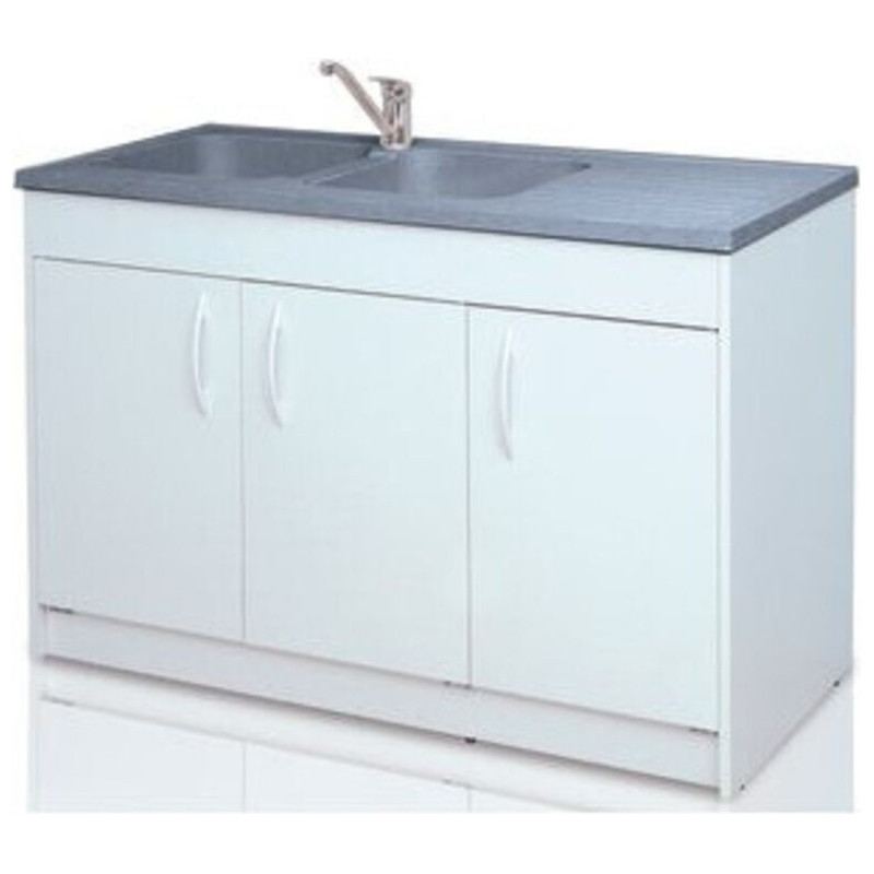 Mobile sotto lavello bianco Gente clic clac 140x58 3 porte Mobile sotto lavello bianco Gente clic clac 140x58 3 porte
