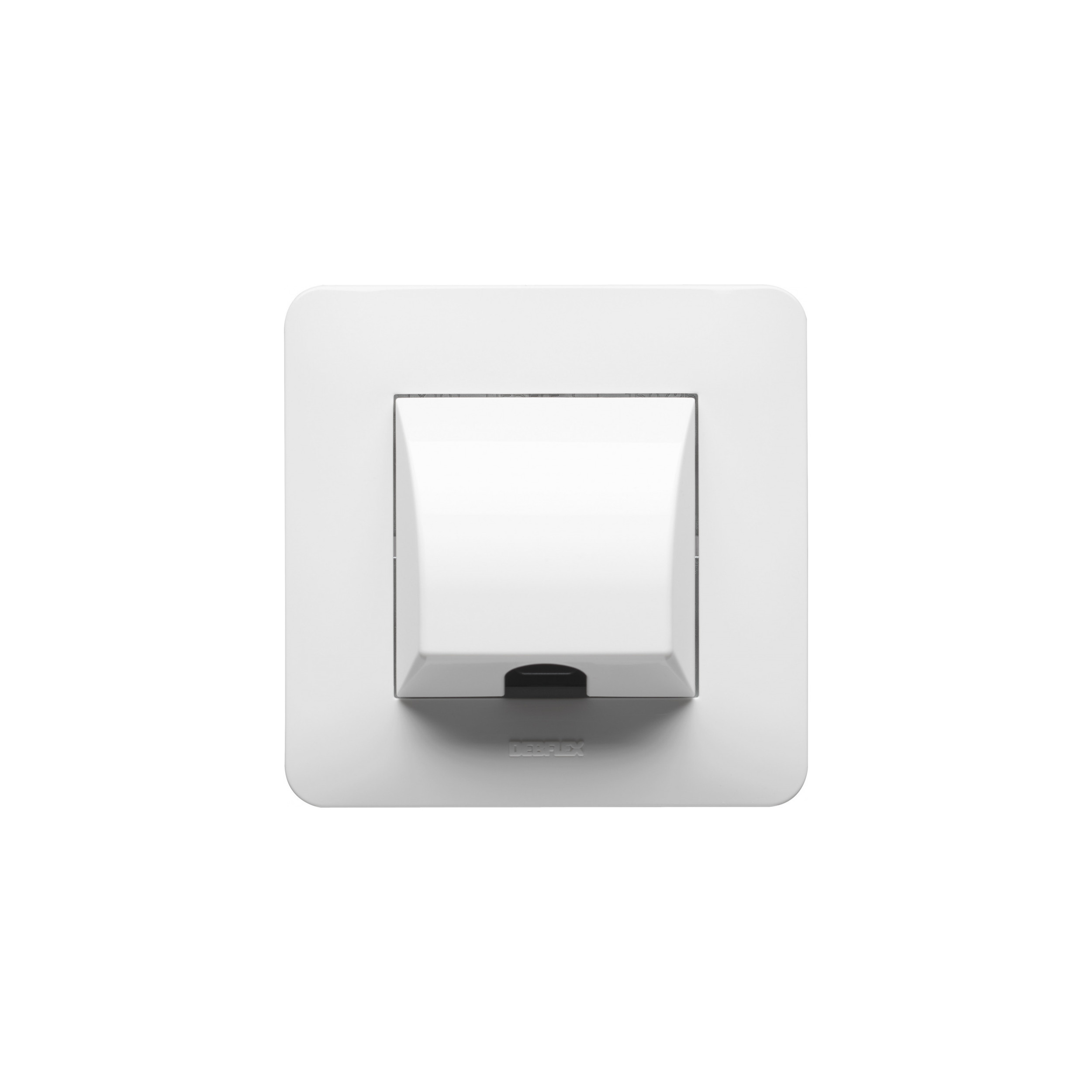 Sortie de câble DEBFLEX blanc brillant encastrable 742910