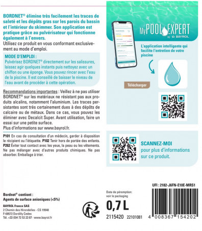 Bayrol Bordnet waterline maintenance spray 1L 2115420