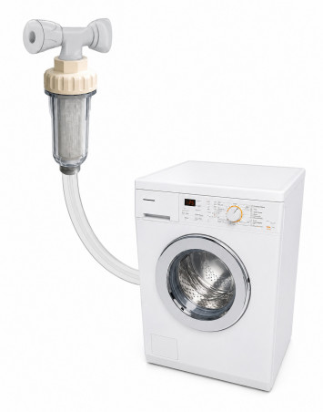 Polar compact anti-limescale filter washing machine, 20x27