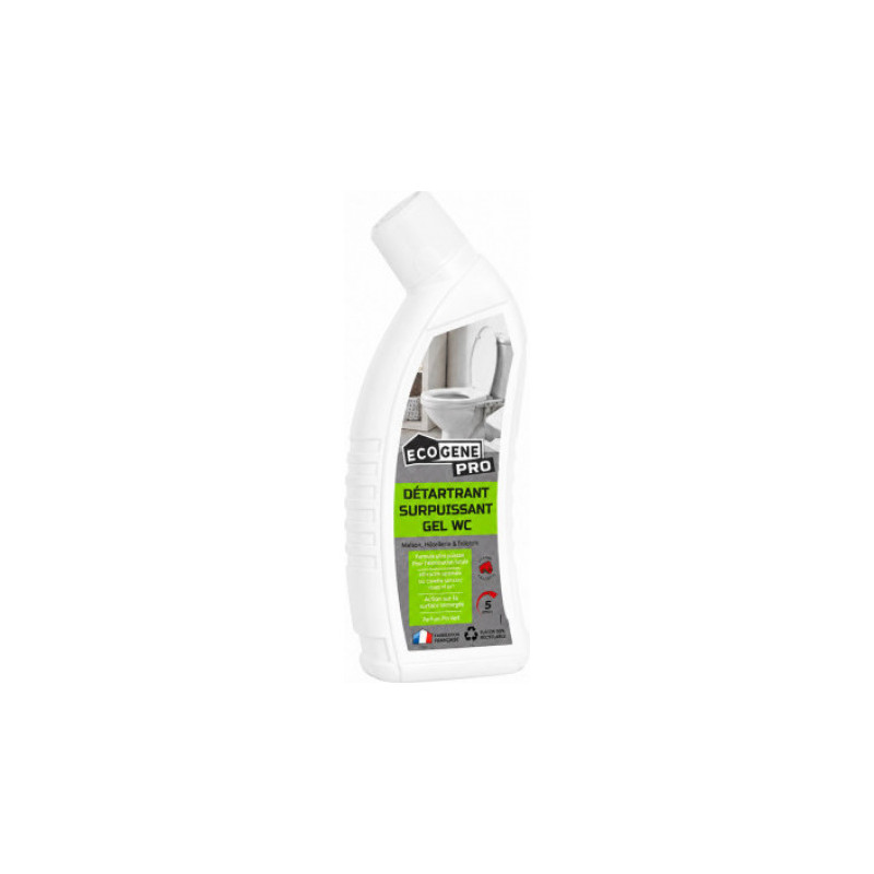 WC-ontkalker Gel 750ml Ecogene superkrachtig WC-ontkalker Gel 750ml Ecogene superkrachtig