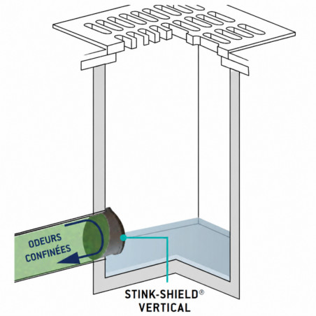 Clapet anti-odeur Norham STINK-SHIELD vertical DN 150 mm SHIELD150V - Image 3/4