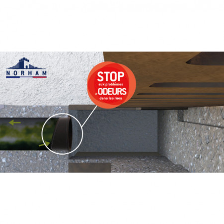 Norham STINK-SHIELD geurterugslagklep DN 150 mm
