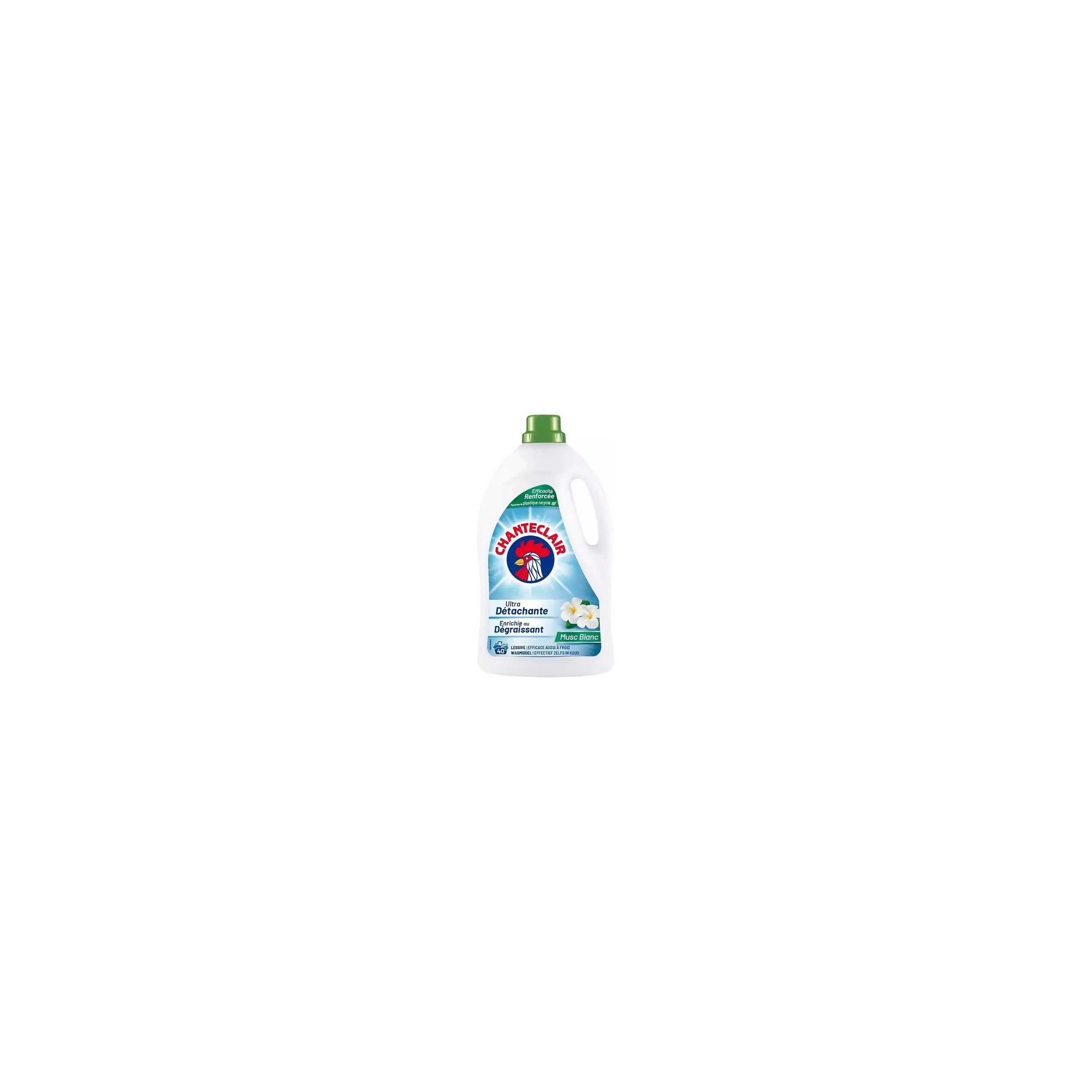 LESSIVE LIQUIDE MUSC BLANC DEGRAISSANT 1,8 LITRE - CHANTECLAIR