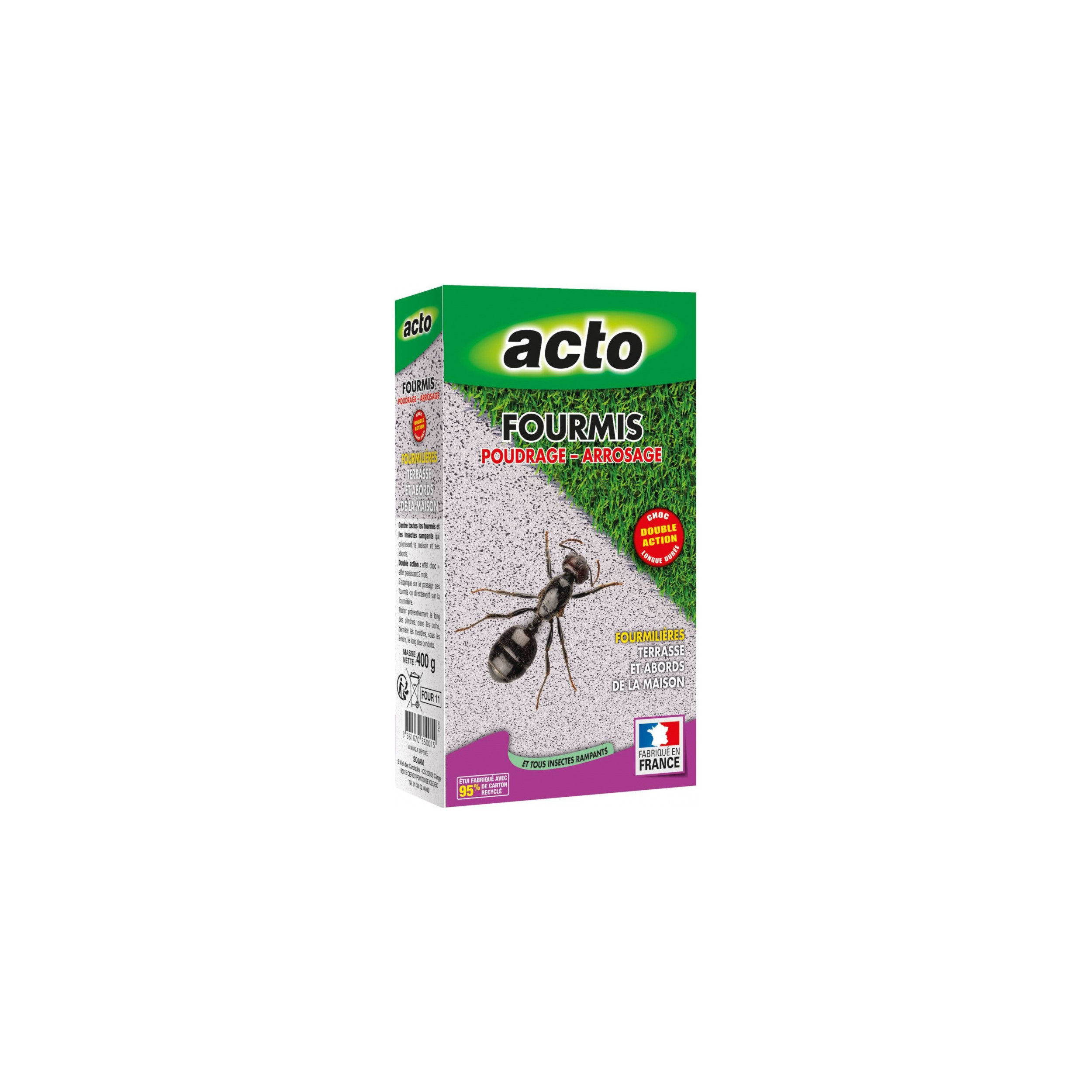 Antihormigas Acto espolvoreo riego 400g DESAN121054