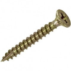 Tornillo de cabeza avellanada Vynex Pozidriv 5x45mm 15 piezas