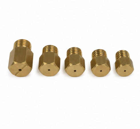Set di iniettori gas naturale per fornello e piano cottura, 6 mm