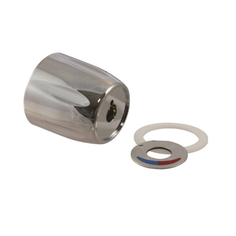 Chrome button thermostatic mixer shower PRESTO PRESOTEM 6 l/min Chrome button thermostatic mixer shower PRESTO PRESOTEM 6 l/min
