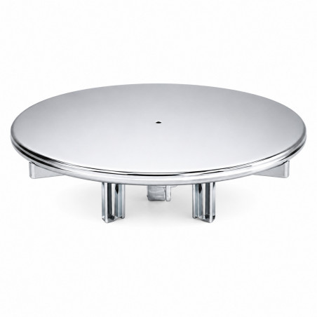 Wirquin James chrome-plated metal shower waste drain cover 120 mm