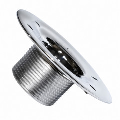 Chrome shower drain cover Wirquin James WIRPL30725405