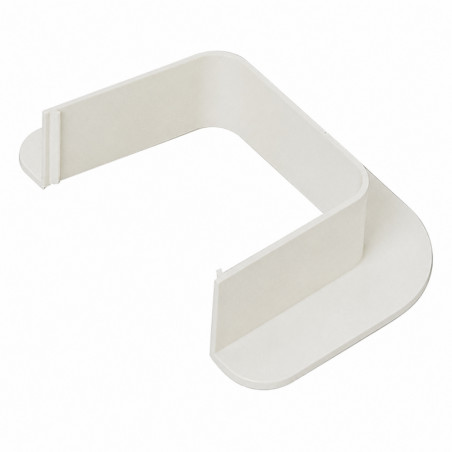 ROSONE MURALE CANALE 110 MM BIANCO CBM CLI04341 - Immagine 1/2