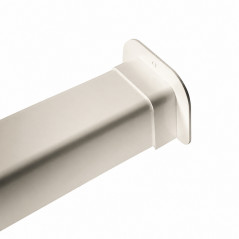 ROSACE MURALE GOULOTTE 110 MM BLANC