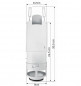 Flush mechanism for REGIPLAST 650 and 750 cistern, with base Flush mechanism for REGIPLAST 650 and 750 cistern, with base