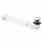 Bonde de lavabo gain de place fermeture à pression laiton chromé, 33x42 (1"1/4) Bonde de lavabo gain de place fermeture à pression laiton chromé, 33x42 (1"1/4)