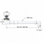 Bonde de lavabo gain de place fermeture à pression laiton chromé, 33x42 (1"1/4) Bonde de lavabo gain de place fermeture à pression laiton chromé, 33x42 (1"1/4)