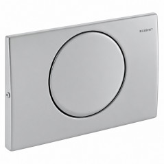 Plaque de commande WC Geberit Mambo inox brossé encastrable 115.751.00.1