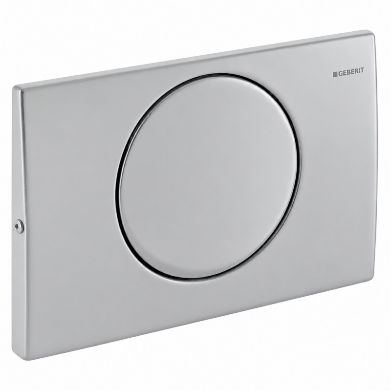 Plaque de commande WC Geberit Mambo inox brossé encastrable Plaque de commande WC Geberit Mambo inox brossé encastrable