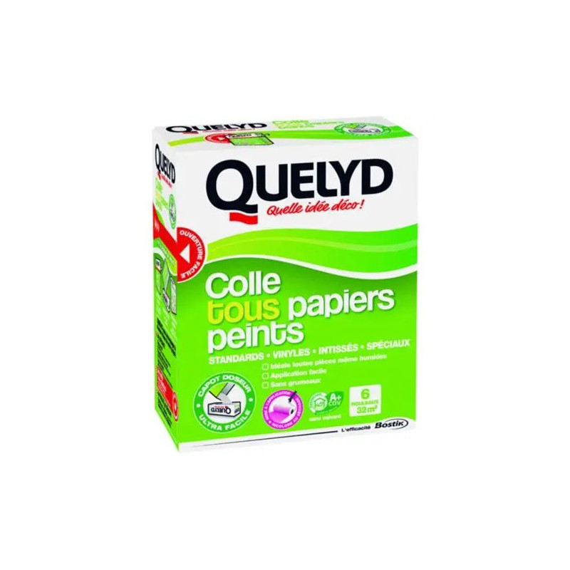 Quelyd all wallpaper adhesive with color indicator 300g Quelyd all wallpaper adhesive with color indicator 300g