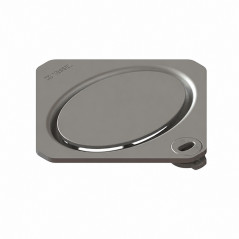 Design-Ablaufgitter oval KESSEL Edelstahl 120x120