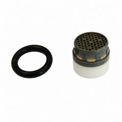 ABS-Strahlregler und Dichtung Horus M18x100 HORM92067BT