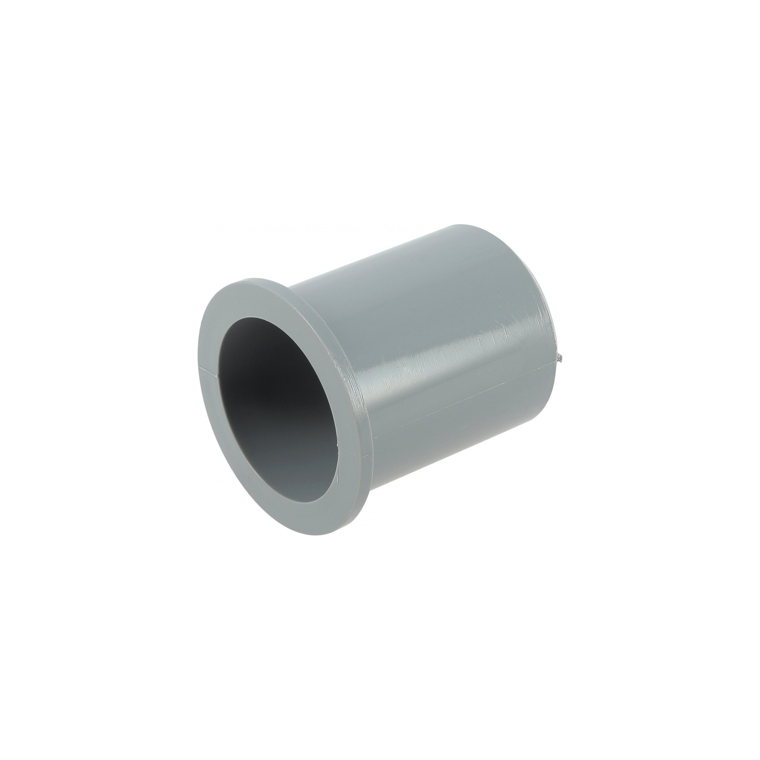 Straight PVC drainage socket thin collar NICOLL