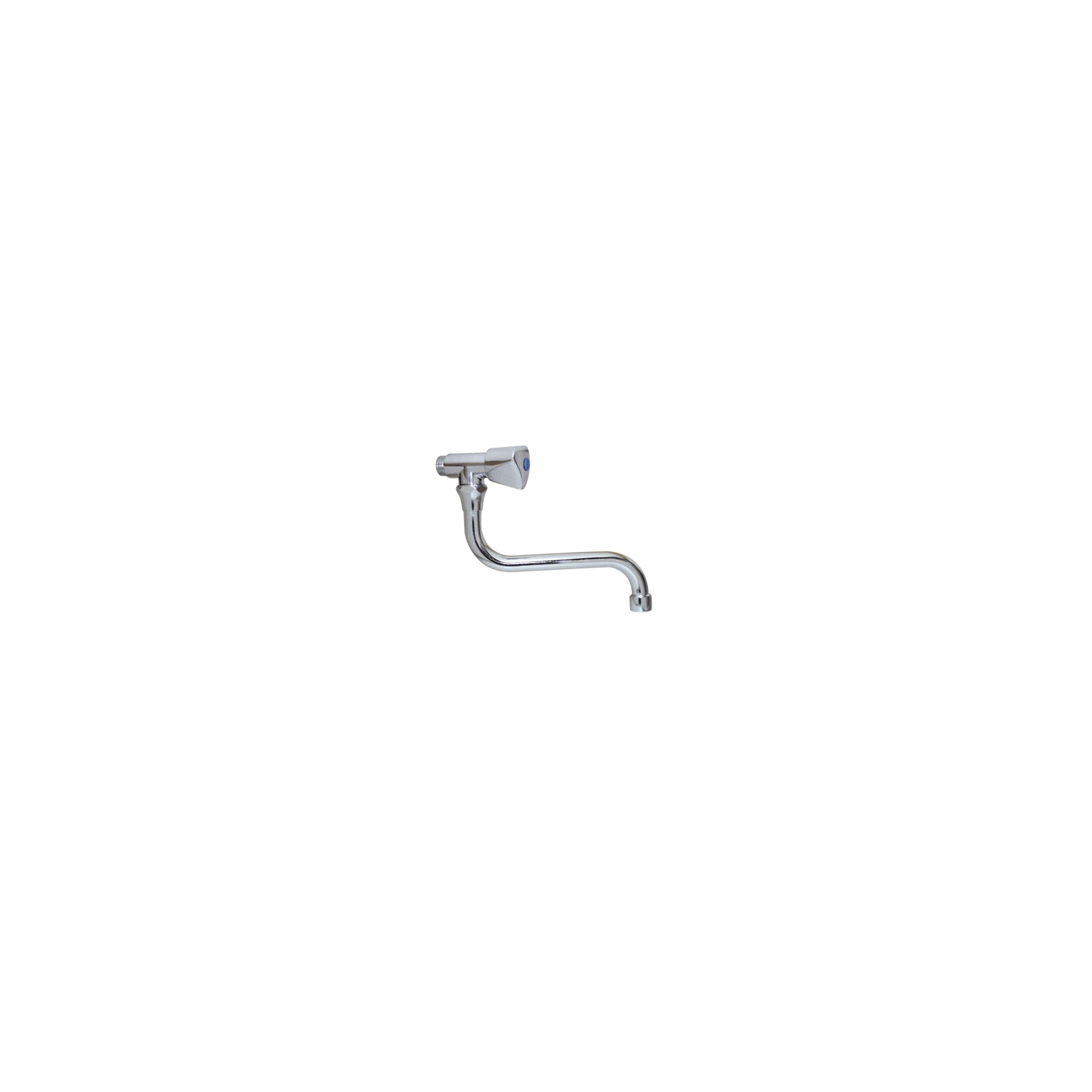 Robinet mural évier simple eau froide PRESTO bec 20cm 70706 - Image 1/2