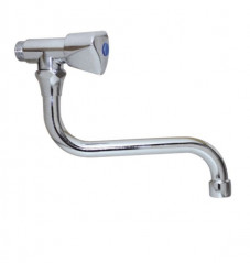Robinet mural évier simple eau froide PRESTO bec 20cm 70706 - Image 1/2