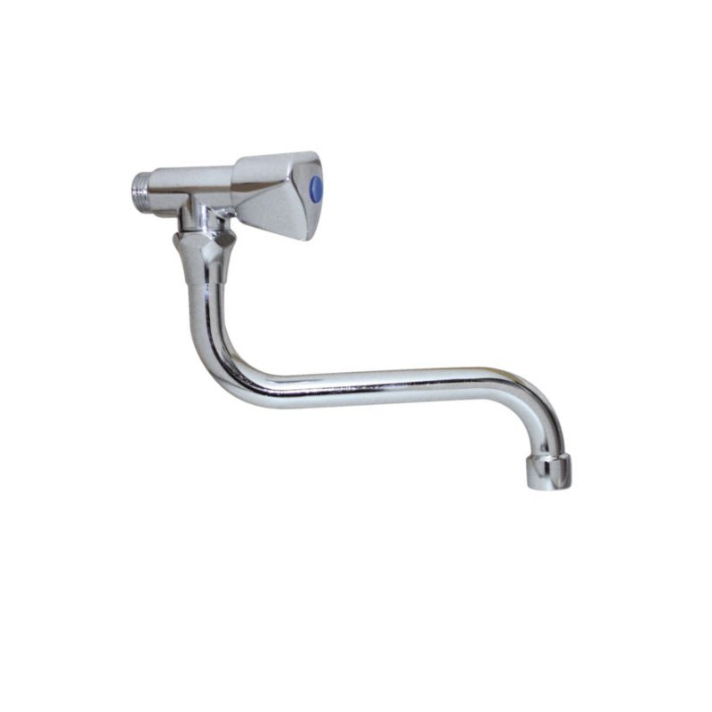 Wall-mounted tap single cold water kitchen sink PRESTO spout 20cm Wall-mounted tap single cold water kitchen sink PRESTO spout 20cm