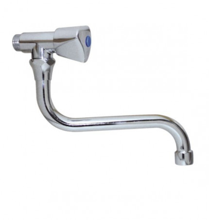 Robinet mural évier simple eau froide PRESTO bec 20cm