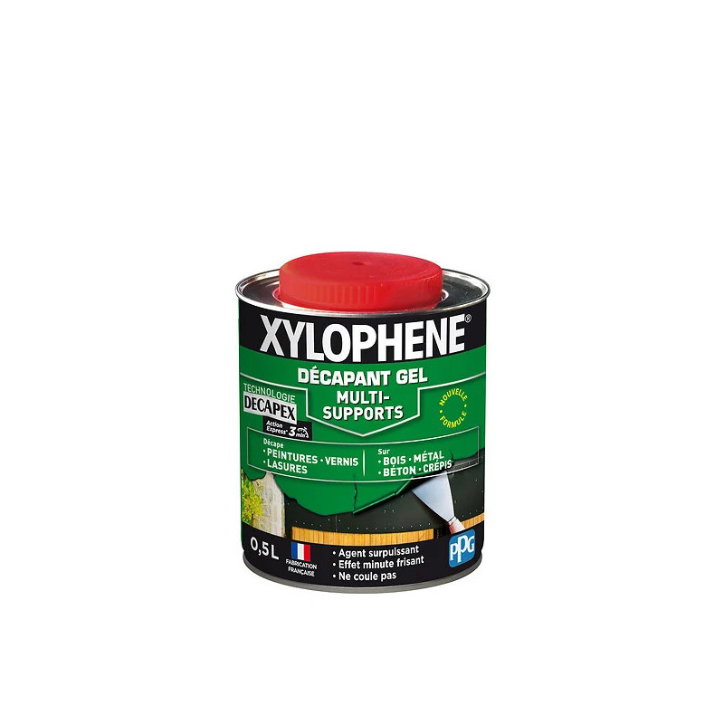 Xylophène multi-oppervlak gelverfverwijderaar 0,5L Xylophène multi-oppervlak gelverfverwijderaar 0,5L
