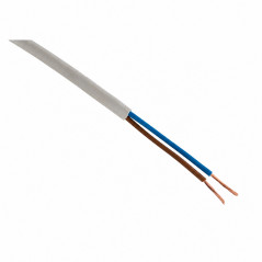 Câble électrique Zenitech H03VVH2-F 2x0,75 mm² 10 m