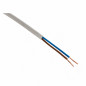 Câble électrique Zenitech H03VVH2-F 2x0,75 mm² 10 m blanc Câble électrique Zenitech H03VVH2-F 2x0,75 mm² 10 m blanc