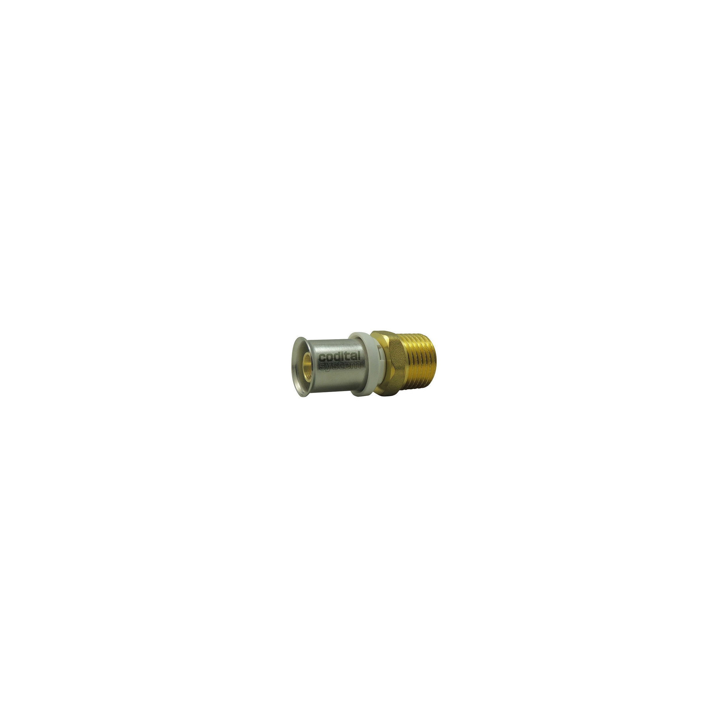 Racor multicouche TH latón 26x34 26mm Codital