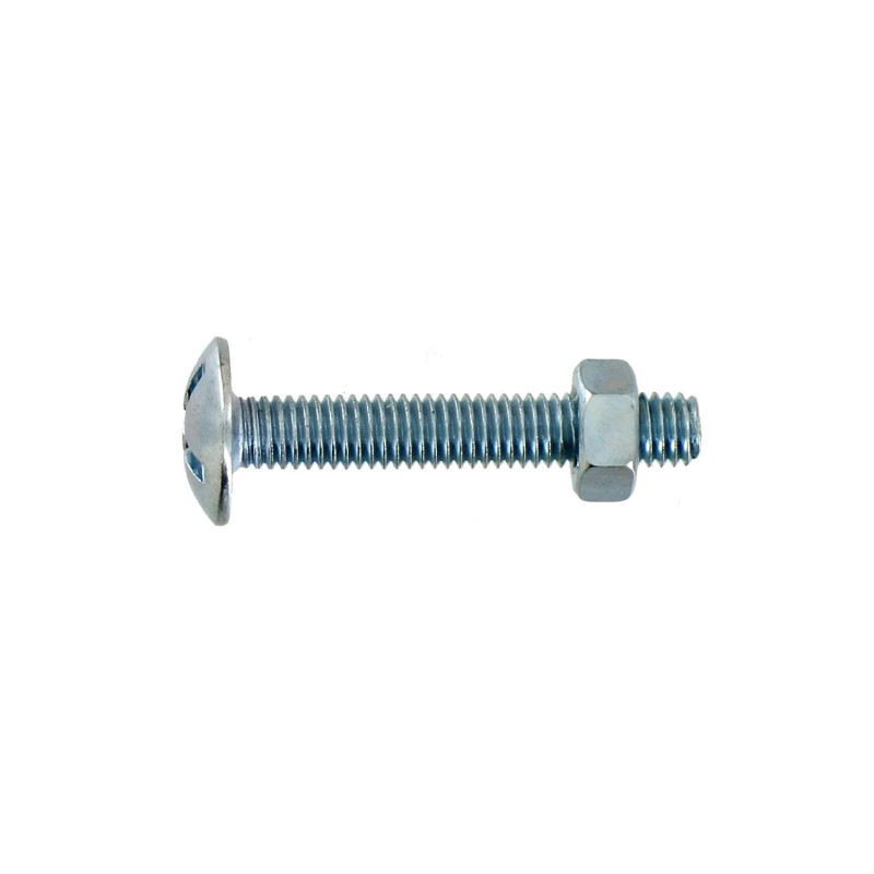 Bout met moer Vynex 6x40 mm 6 stuks Bout met moer Vynex 6x40 mm 6 stuks