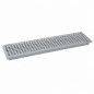 Rooster zwembadgoot PVC Nicoll Connecto GR77P anti-UV PMR lichtgrijs