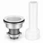 Afvoerplug anti zuur voor chemisch laboratorium, diameter 90 mm, buis 300 mm