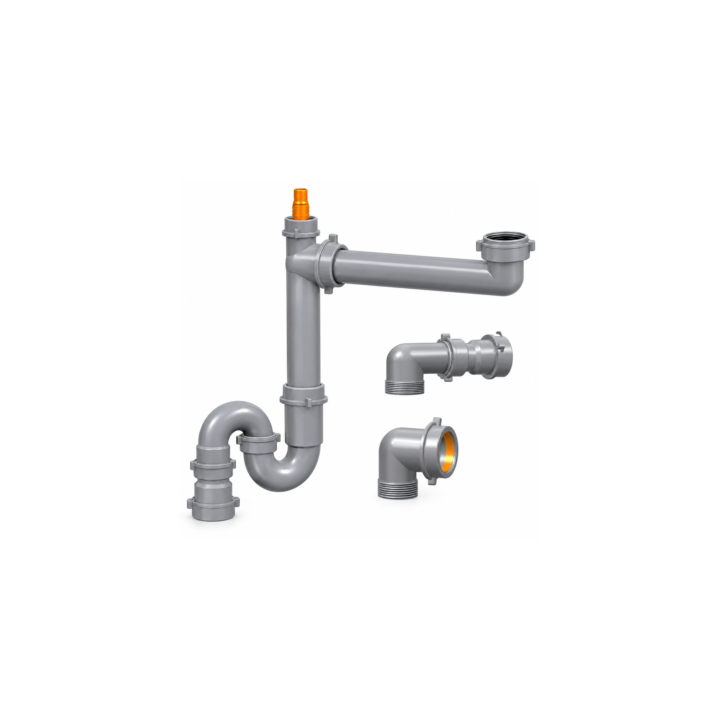 Space-saving trap for sink Lira LIRSI9692102AUS