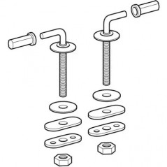 Geberit toilet seat fixing hinges set of 2