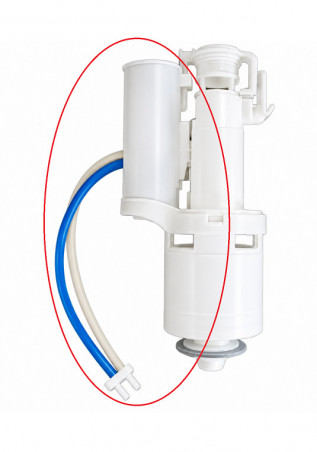 Pneumatic receiver WC flush mechanism Valsir Evolut