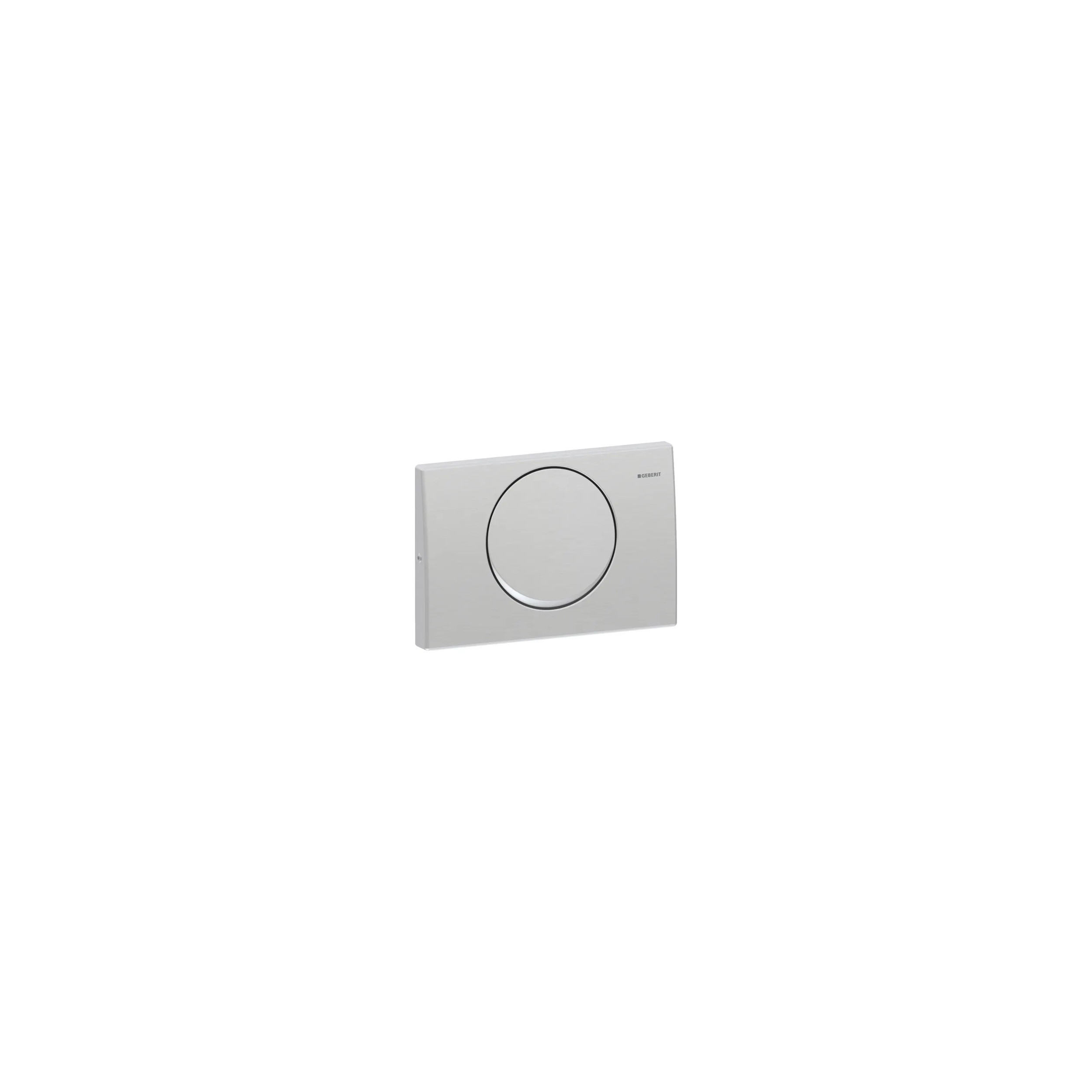 Placca di comando Geberit Delta10 acciaio spazzolato