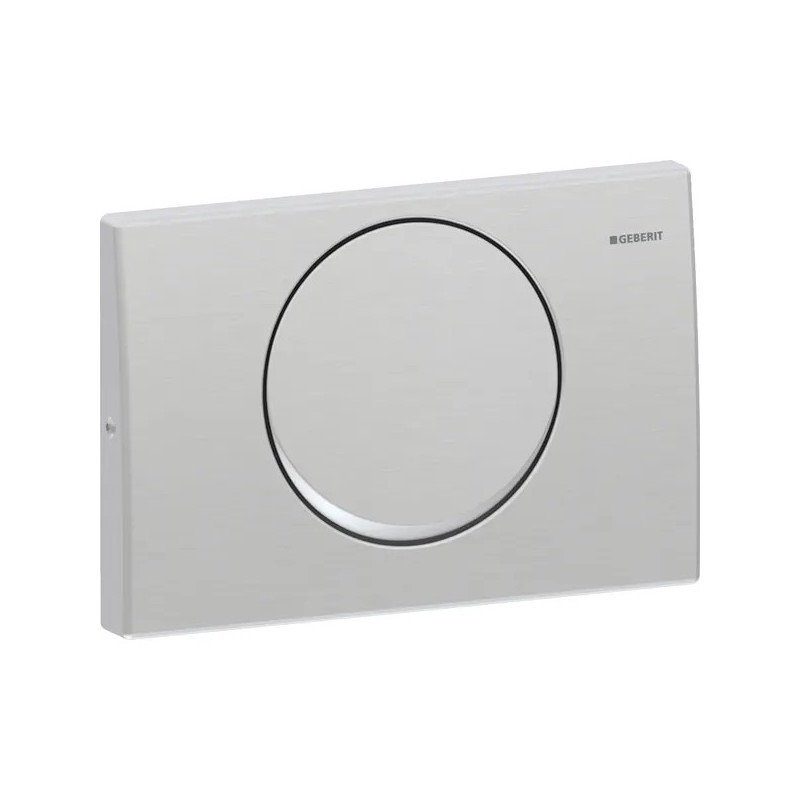 Placa de accionamiento Geberit Delta10 empotrable acero cepillado