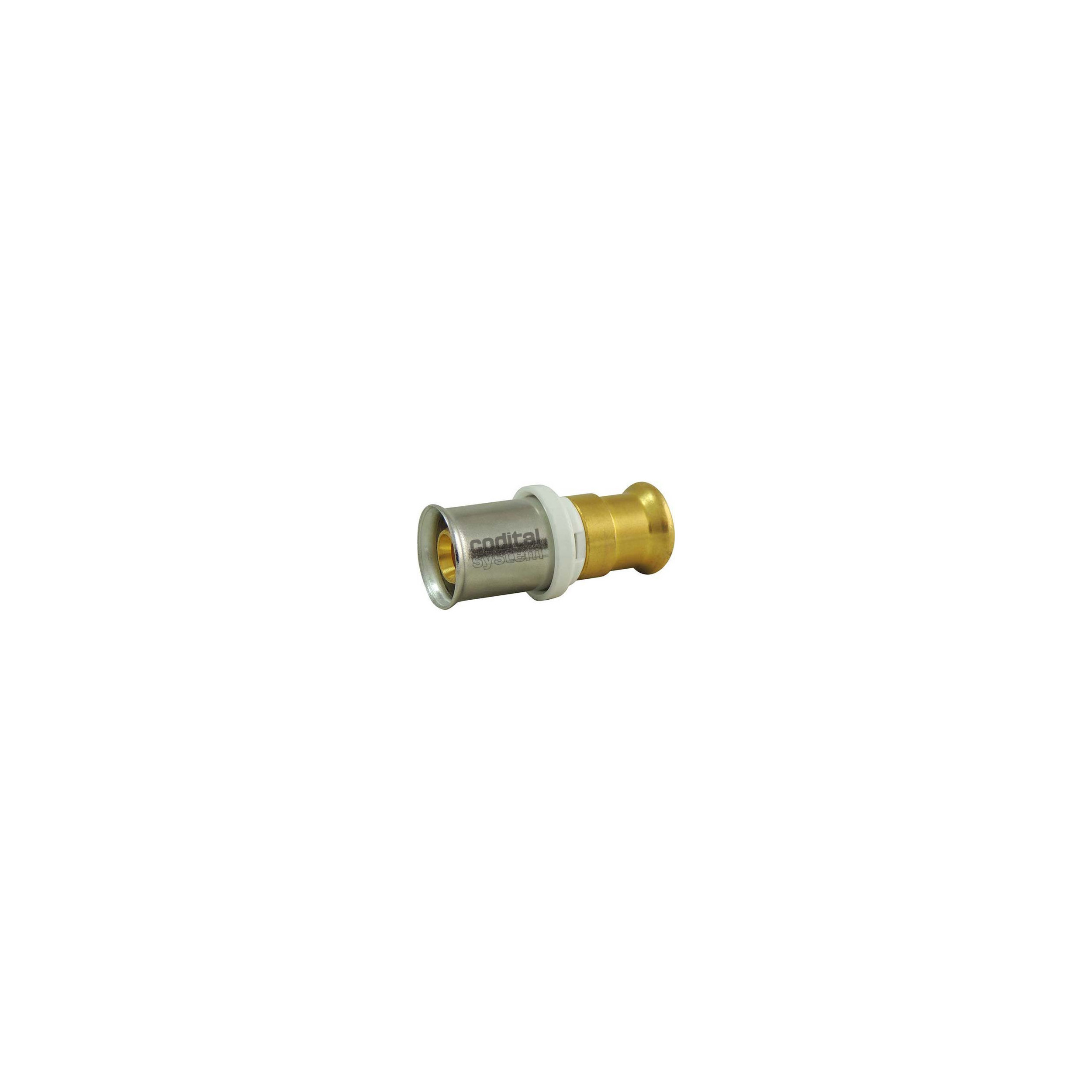 Racor puente de cobre multicapa 20mm prensar CODITAL