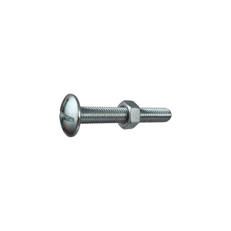 Schraube mit Mutter Vynex 8x80 mm verzinkter Stahl 30 Stk Schraube mit Mutter Vynex 8x80 mm verzinkter Stahl 30 Stk