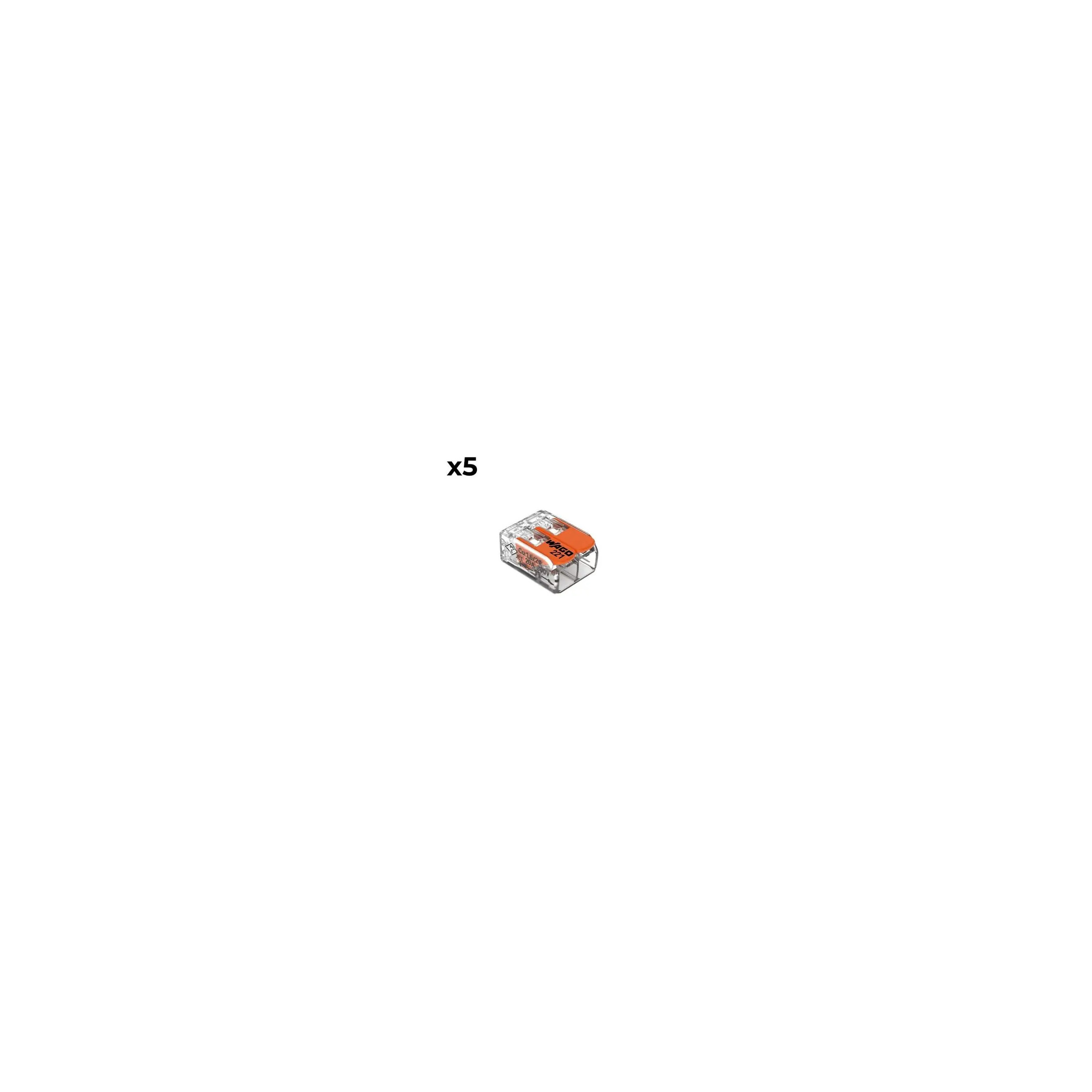 HBF S221 connection terminal 2 inputs 0.14 to 4 mm2 122030
