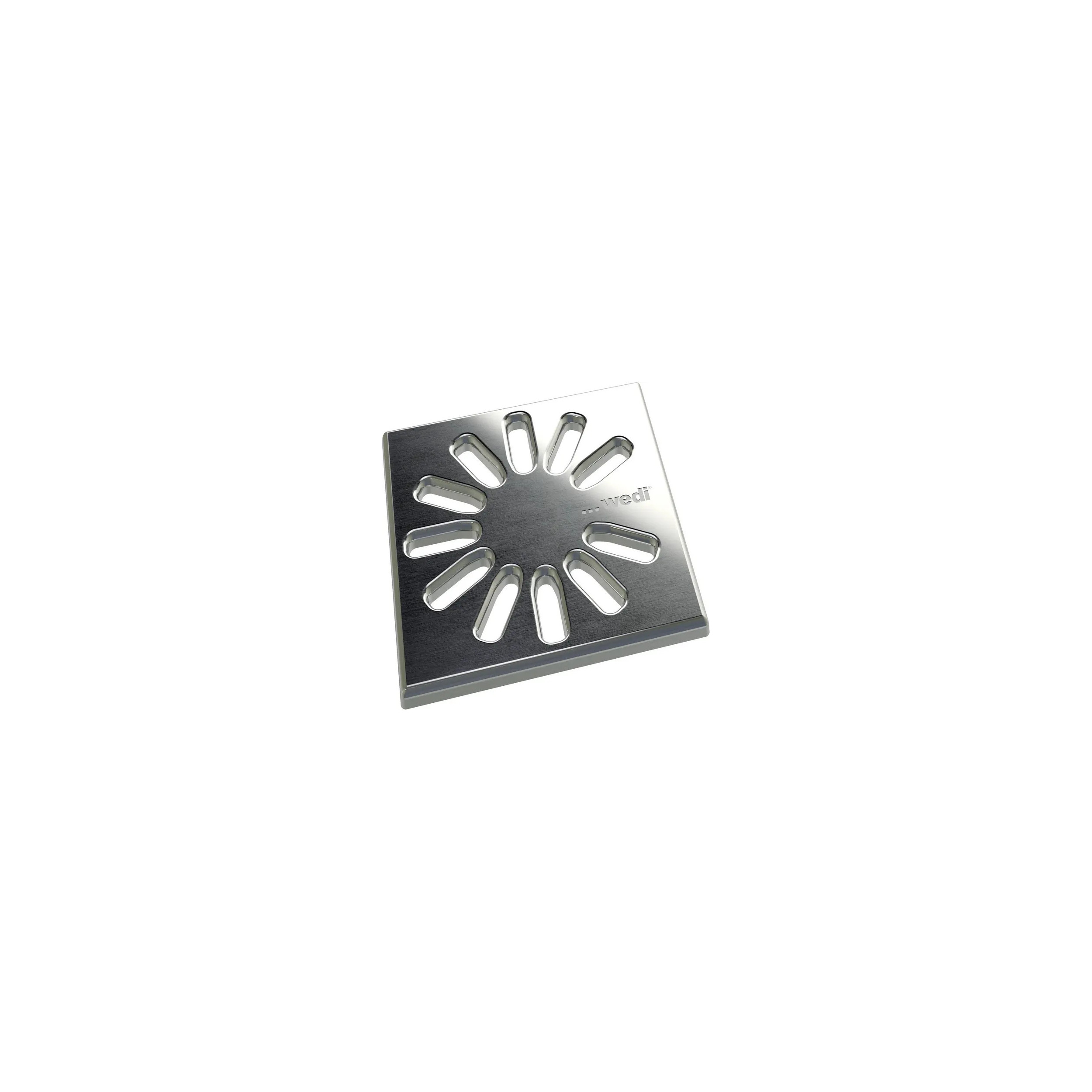 Rejilla de desagüe cuadrada WEDI Fondo inox 15x15
