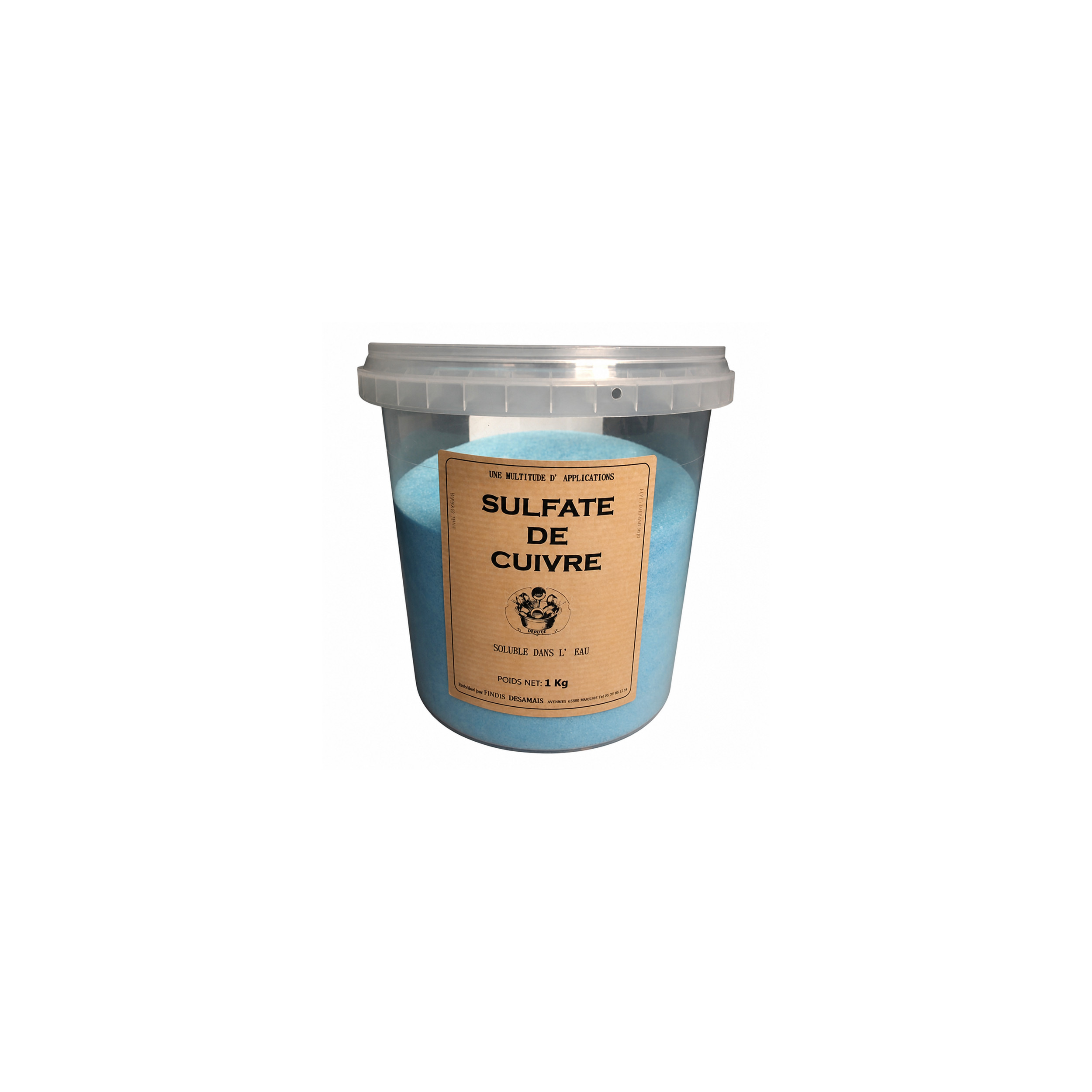 Sulfate de cuivre 1 kg Dousselin poudre DESSU541194